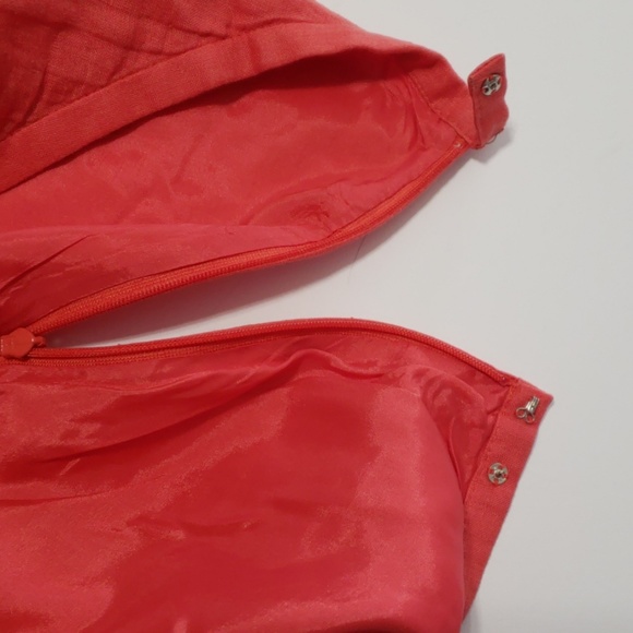 Ann Taylor Salmon Paisley Design Skirt Sz 6 NWOT - Picture 4 of 8